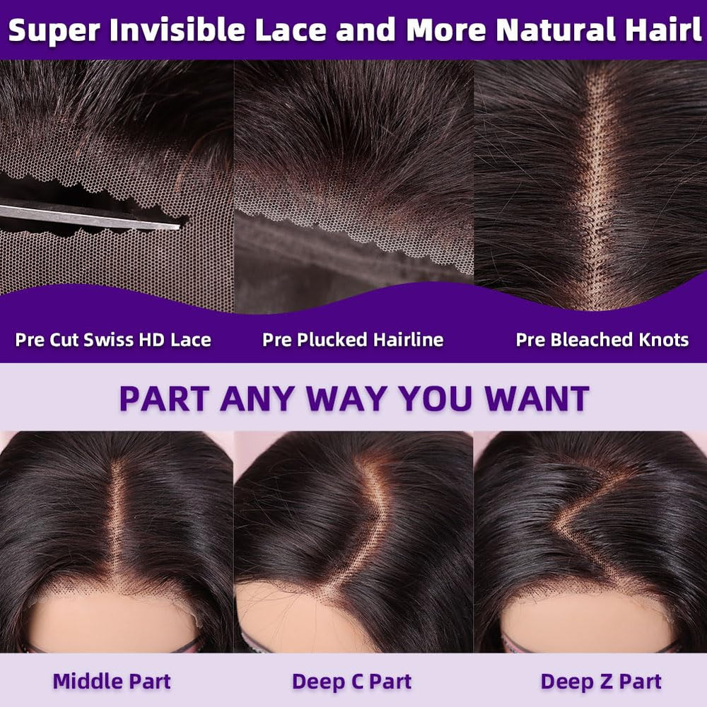 Omswet Wear and Go Bob Wig 10-inch length for versatile styling options.