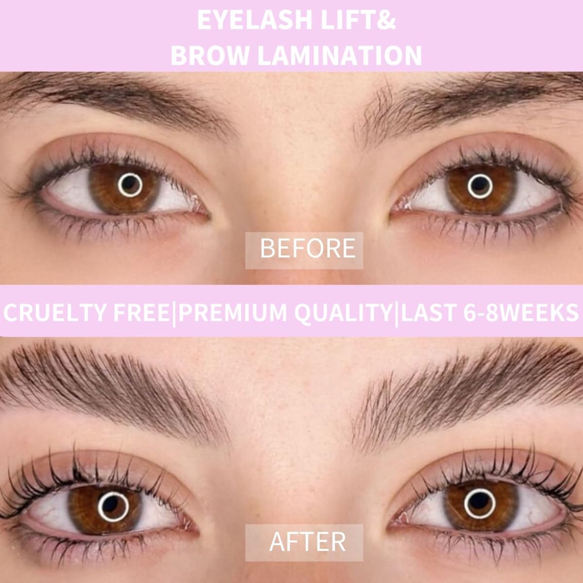 Omysda brow lamination applicators enable precise shaping.