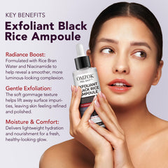 OMZOK Hyaluronic acid serum texture, delivering hydration for smooth skin