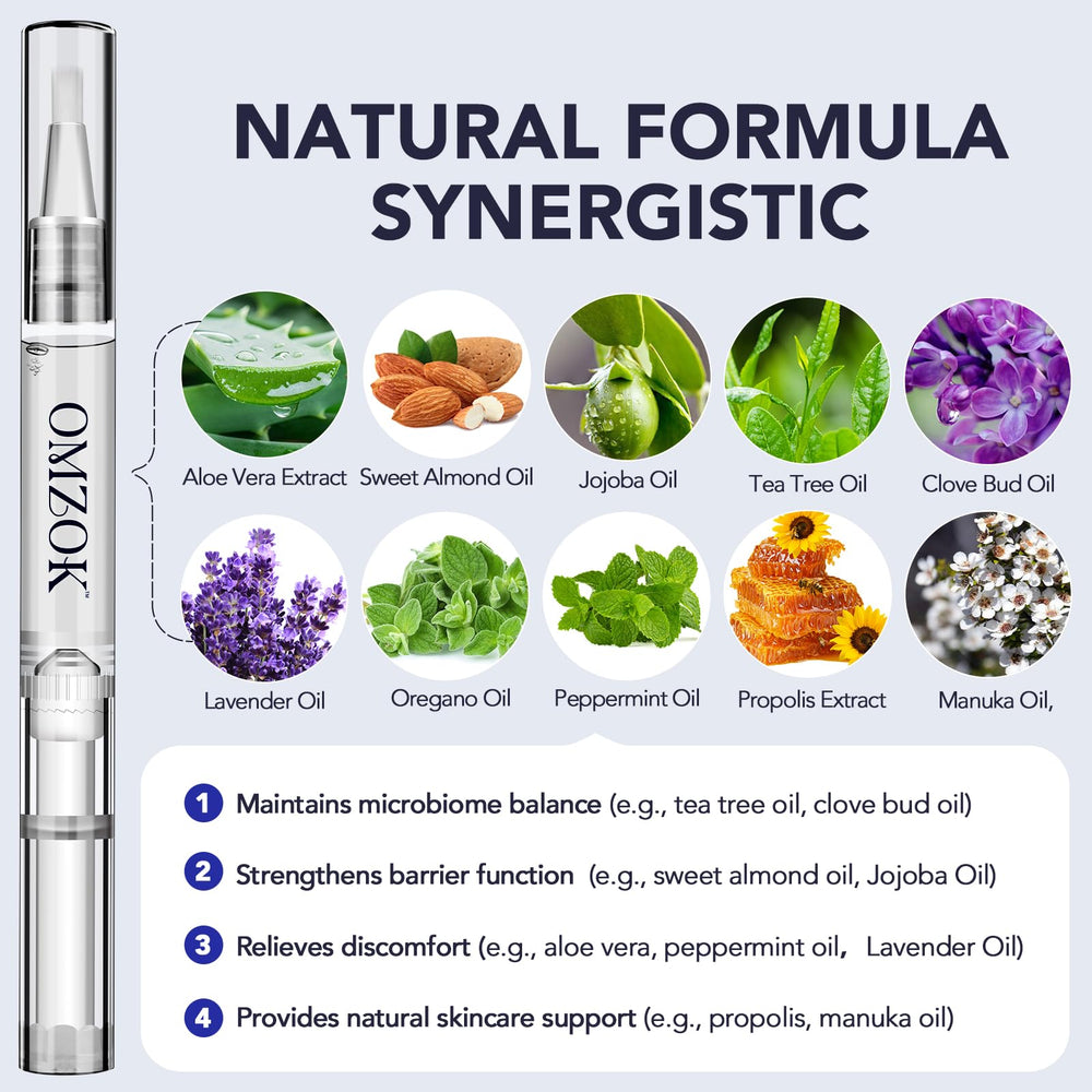OMZOK root-level nail repair targets thick, discolored nails for renewal.