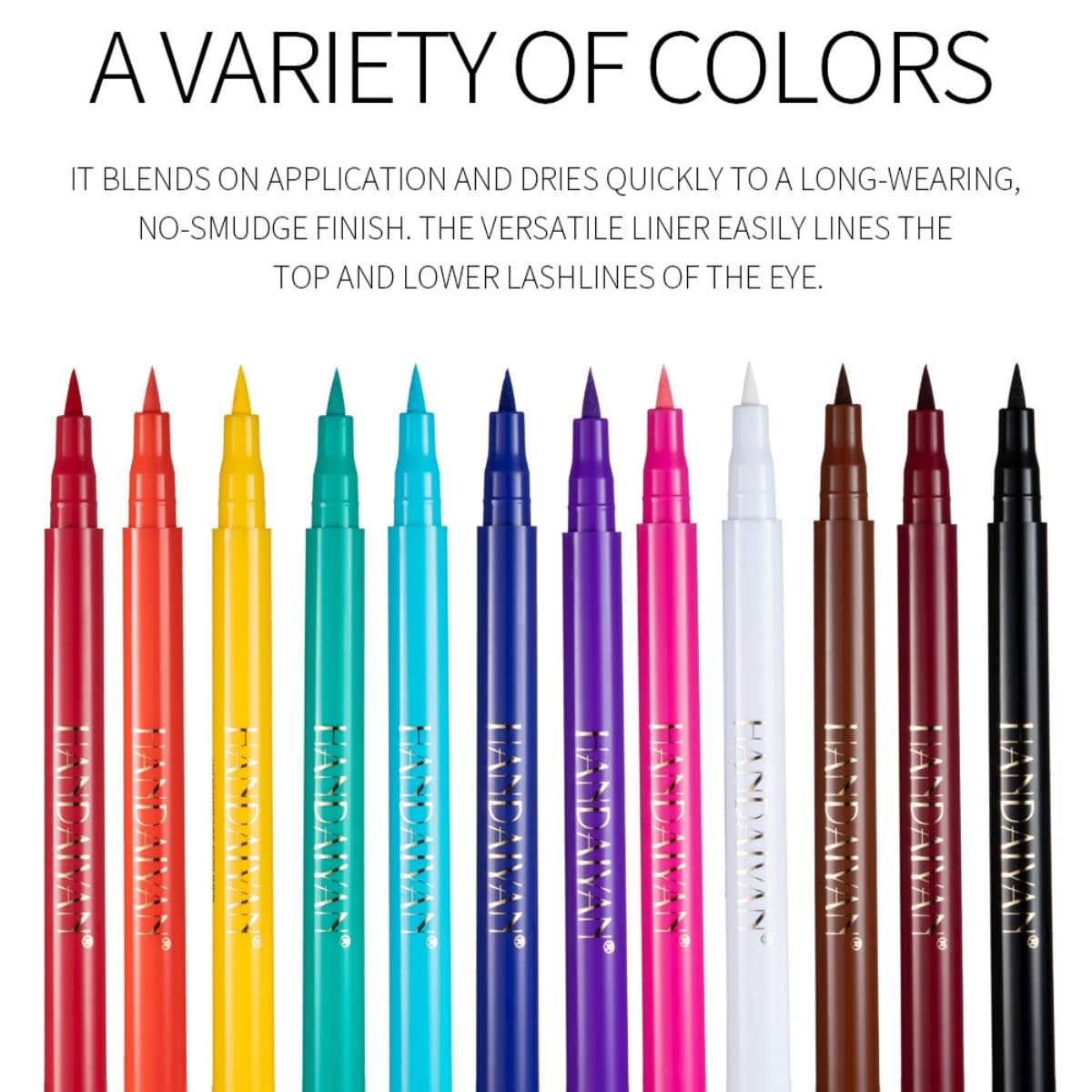 ONarisae fast-drying ink keeps lids clean during application.