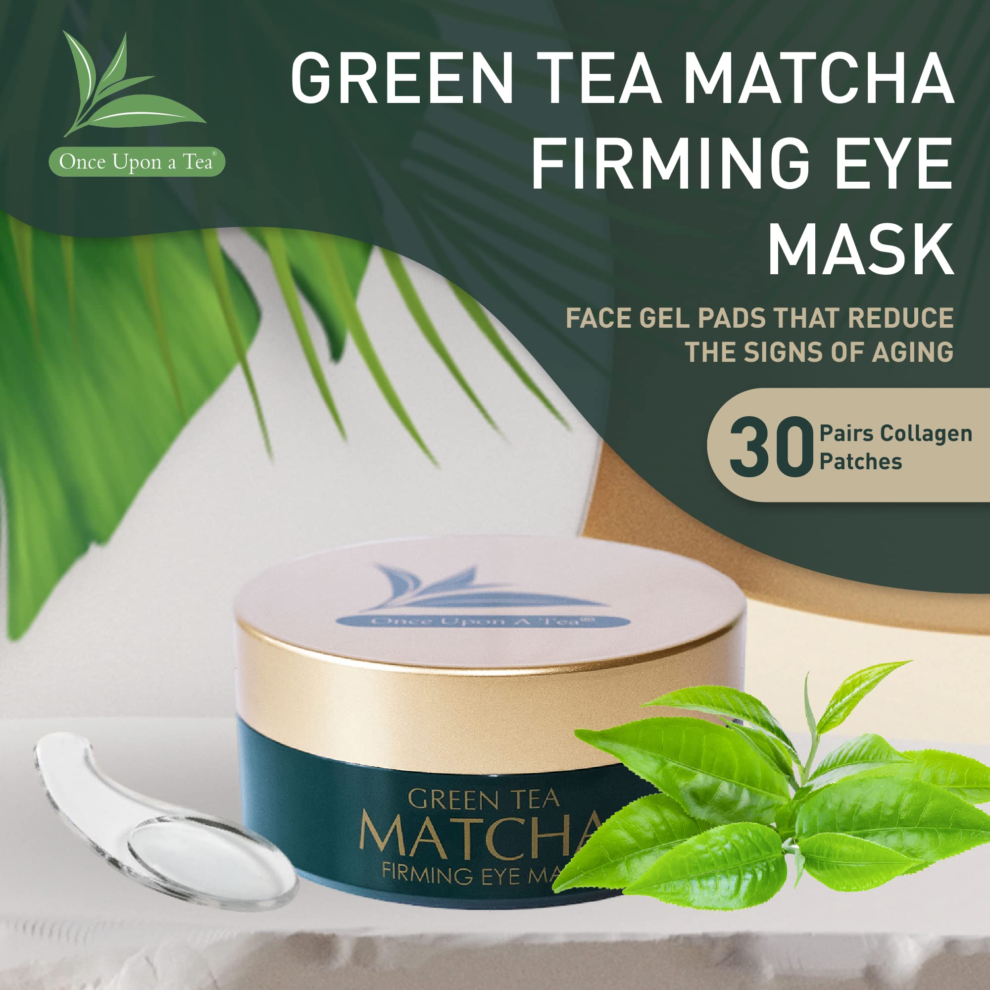Once Upon A Tea cooling gel texture conveys a refreshing sensation under the eyes.