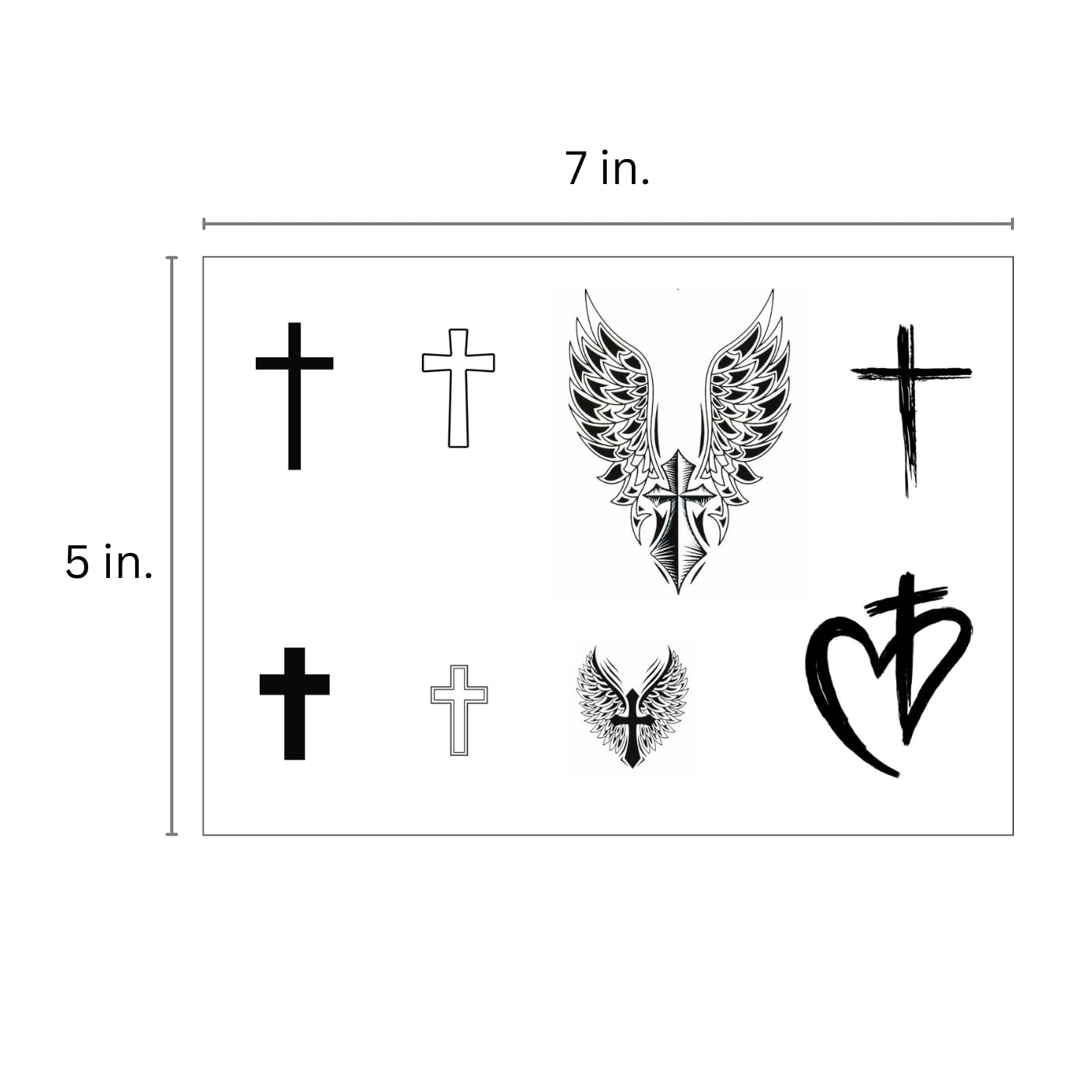 One Grace Ichthys tattoo emblem features a timeless symbol easy to apply and remove.