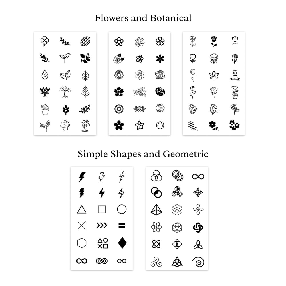 One Grace long-lasting waterproof tattoo, mini design for everyday wear.