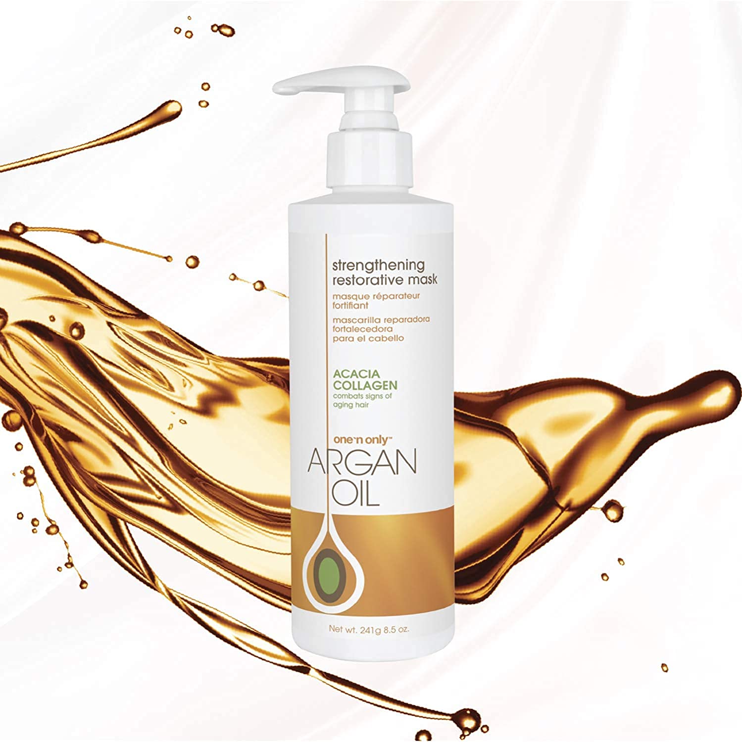 One 'N Only restorative formula helps repair damage and elasticity