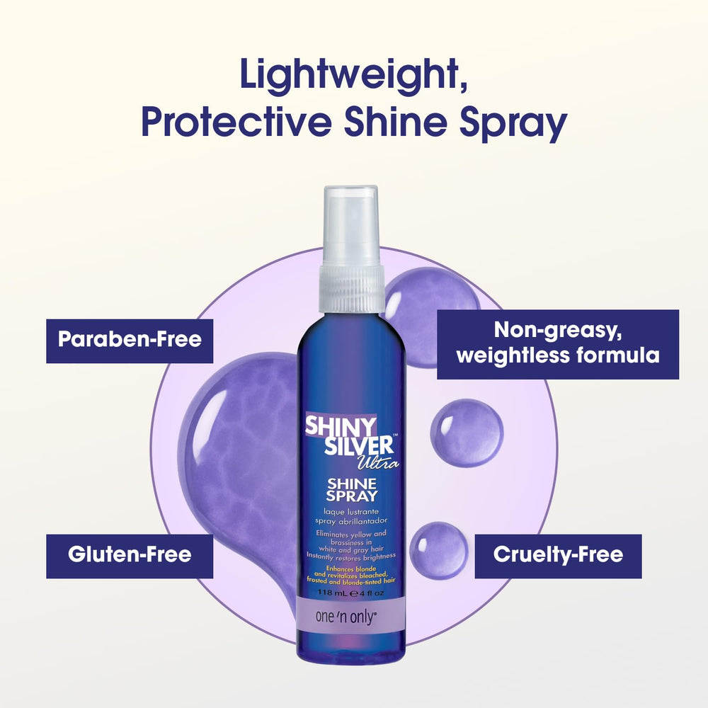 One 'N Only UV and heat protection formula shields hair during styling.