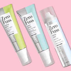 Hair-texture-ready image shows waves defined with this lightweight balm.