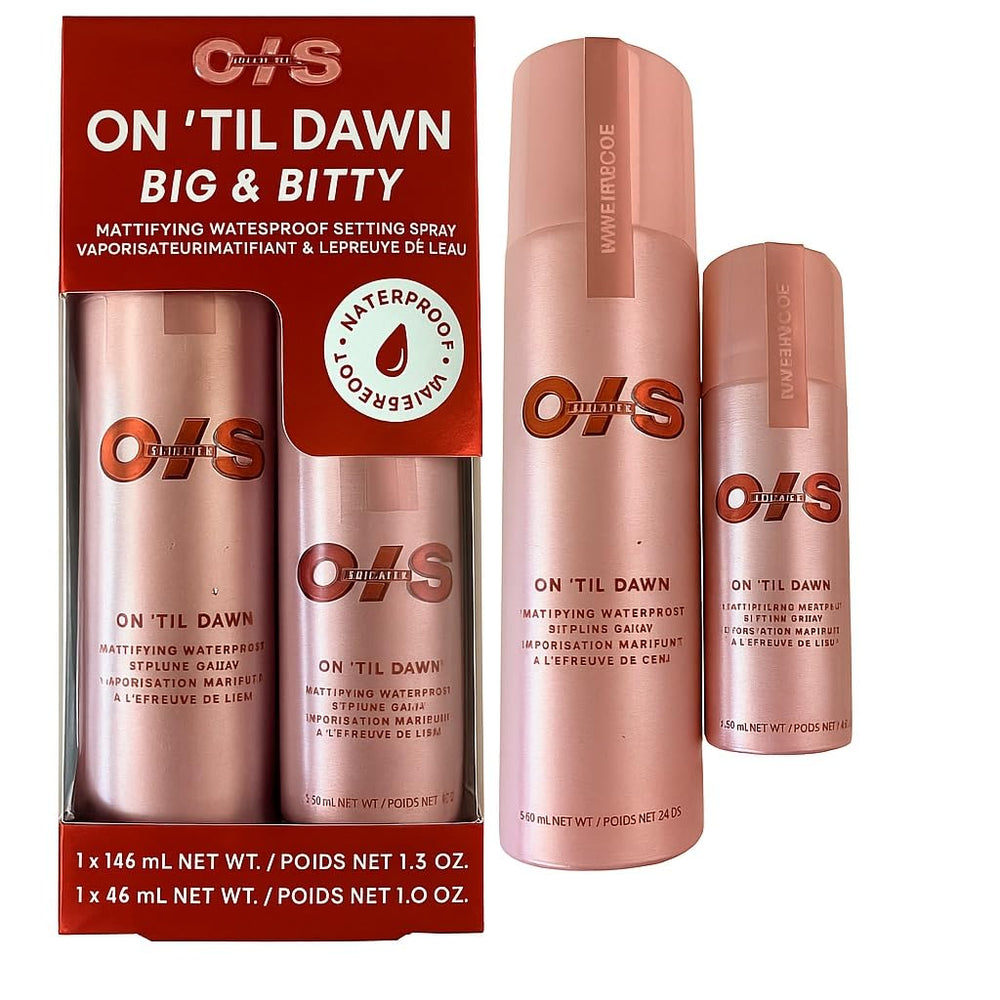 One Size On ’Til Dawn travel-size bottle for on-the-go touch-ups.