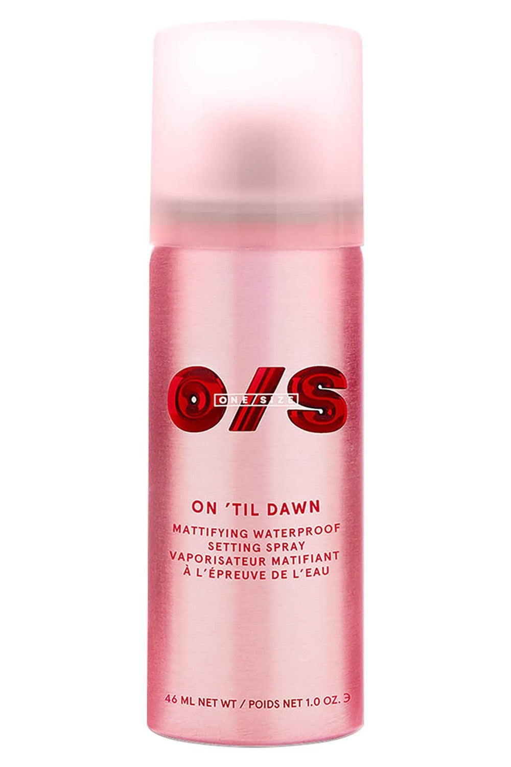 One Size On Til Dawn matte spray bottle for all-day wear