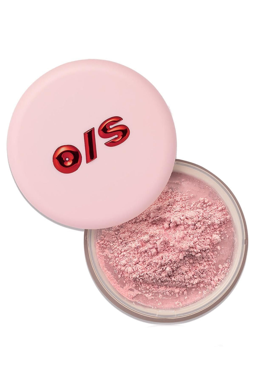One Size Ultimate Blurring Setting Powder Ultra Pink compact shows airbrushed finish
