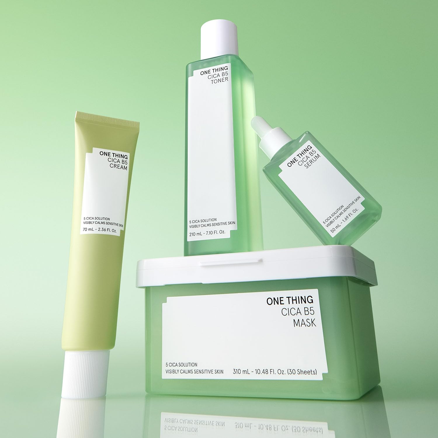 ONE THING CICA B5 Serum is alcohol-free and vegan