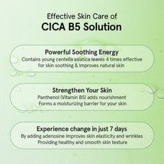 ONE THING CICA B5 Serum texture close-up showing silky finish