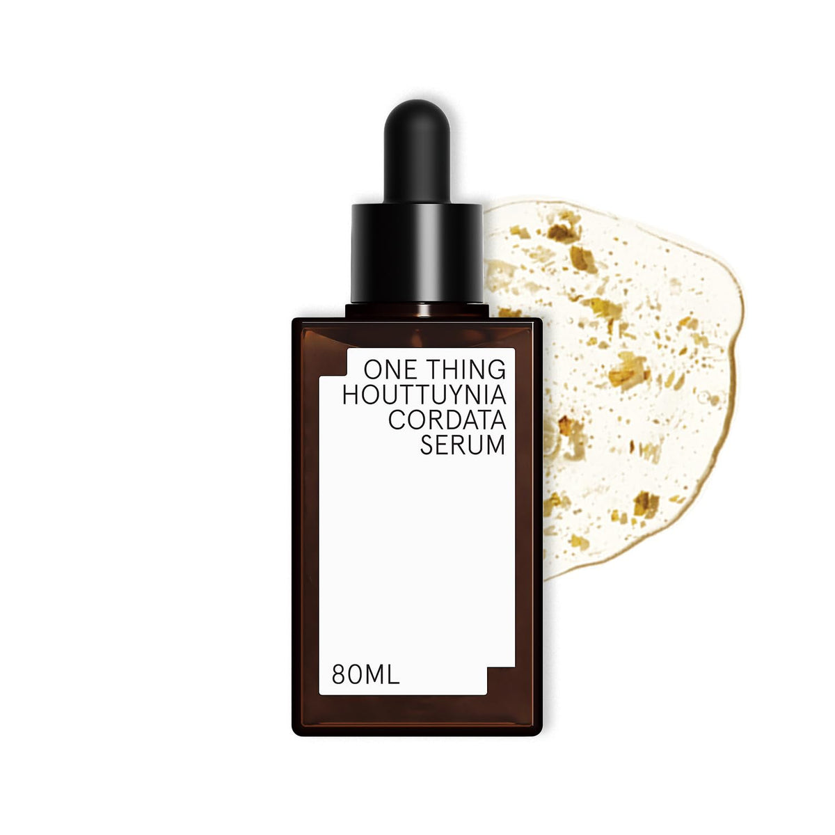 ONE THING Houttuynia Cordata Serum bottle demonstrates soothing hydration for sensitive skin