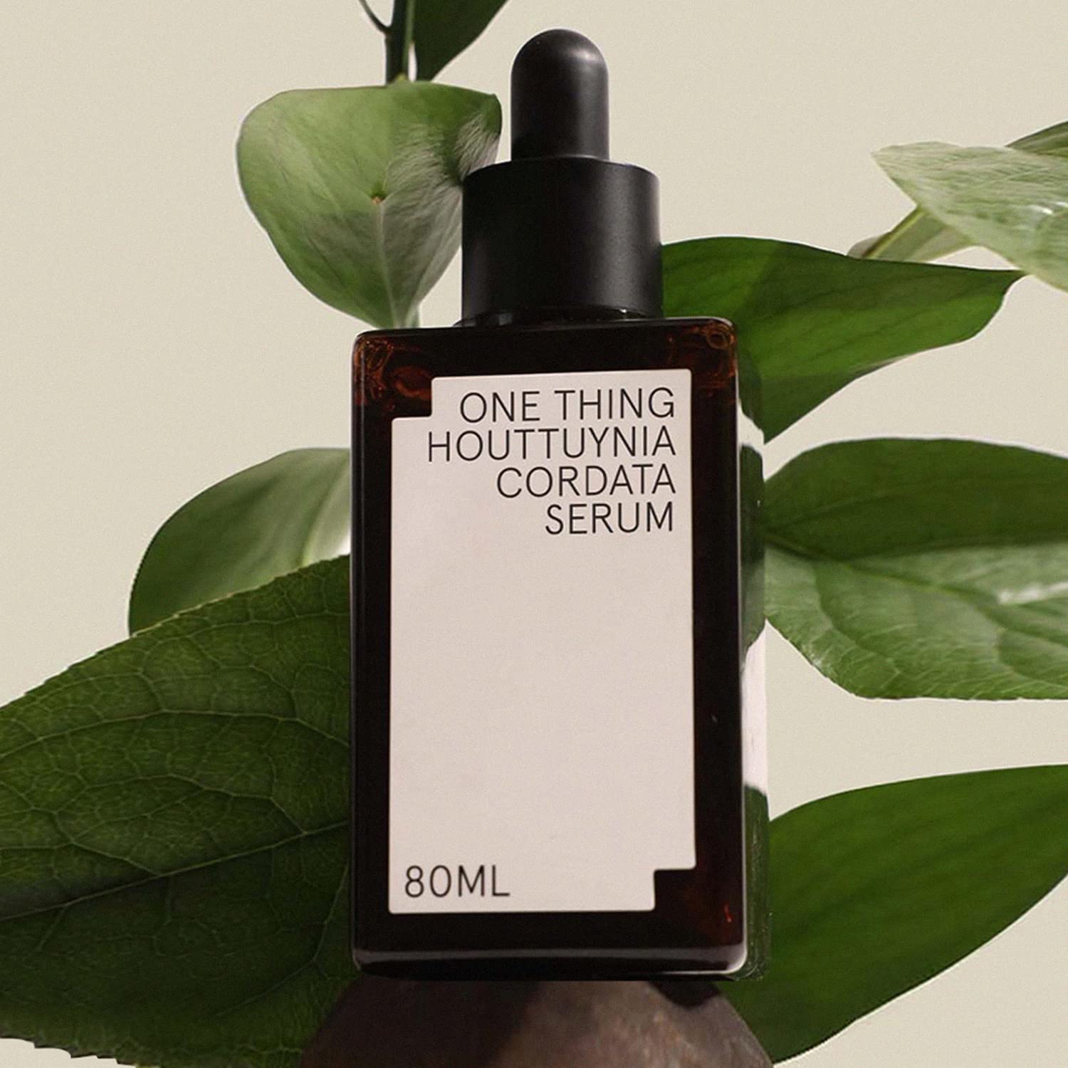 ONE THING ingredient panel emphasizes heartleaf and hyaluronic acid benefits