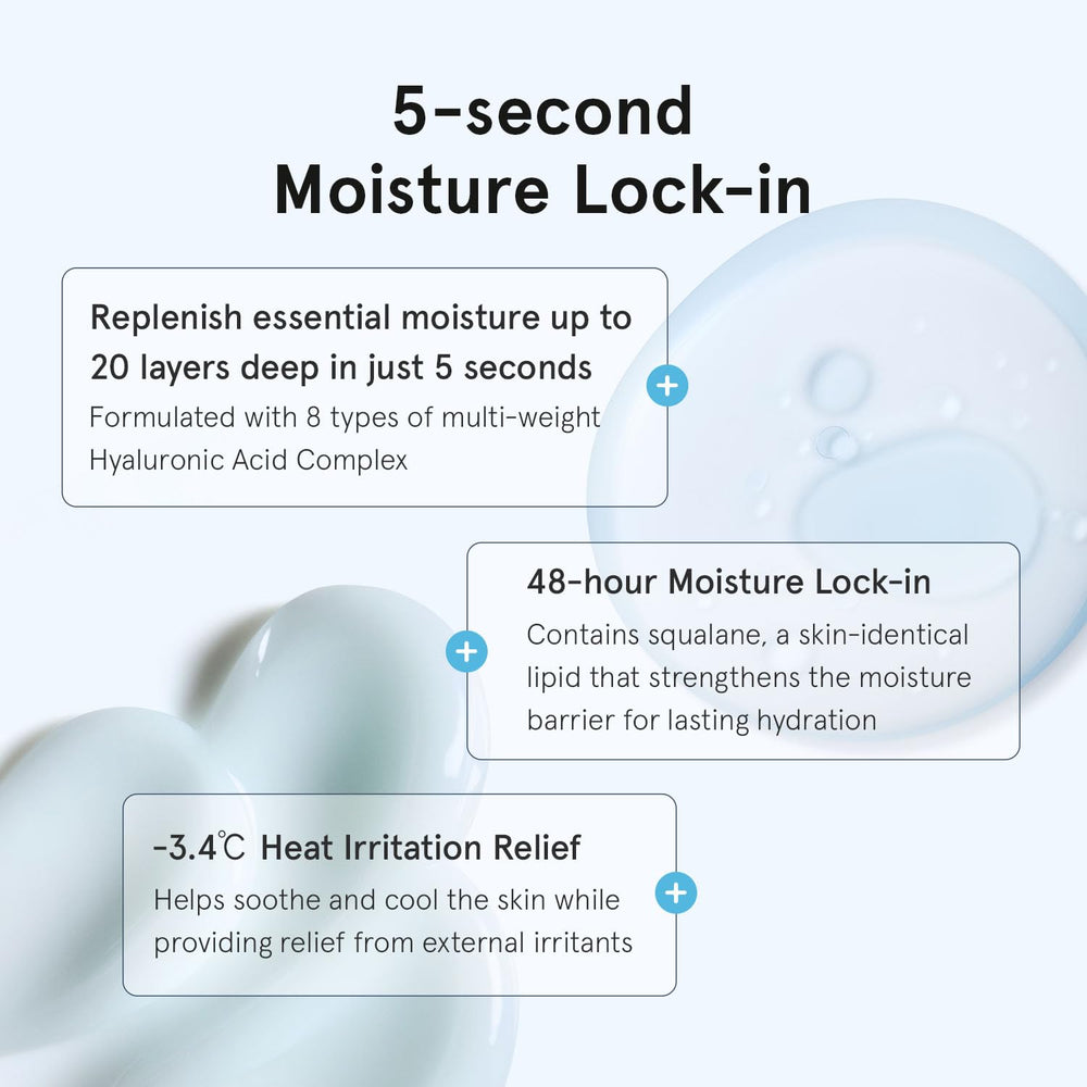 Dispense action of ONE THING Hyaluronic Squalane Cream demonstrates easy, even application
