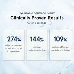 ONE THING Hyaluronic Squalane Serum dual-layer texture balancing moisture and bounce.