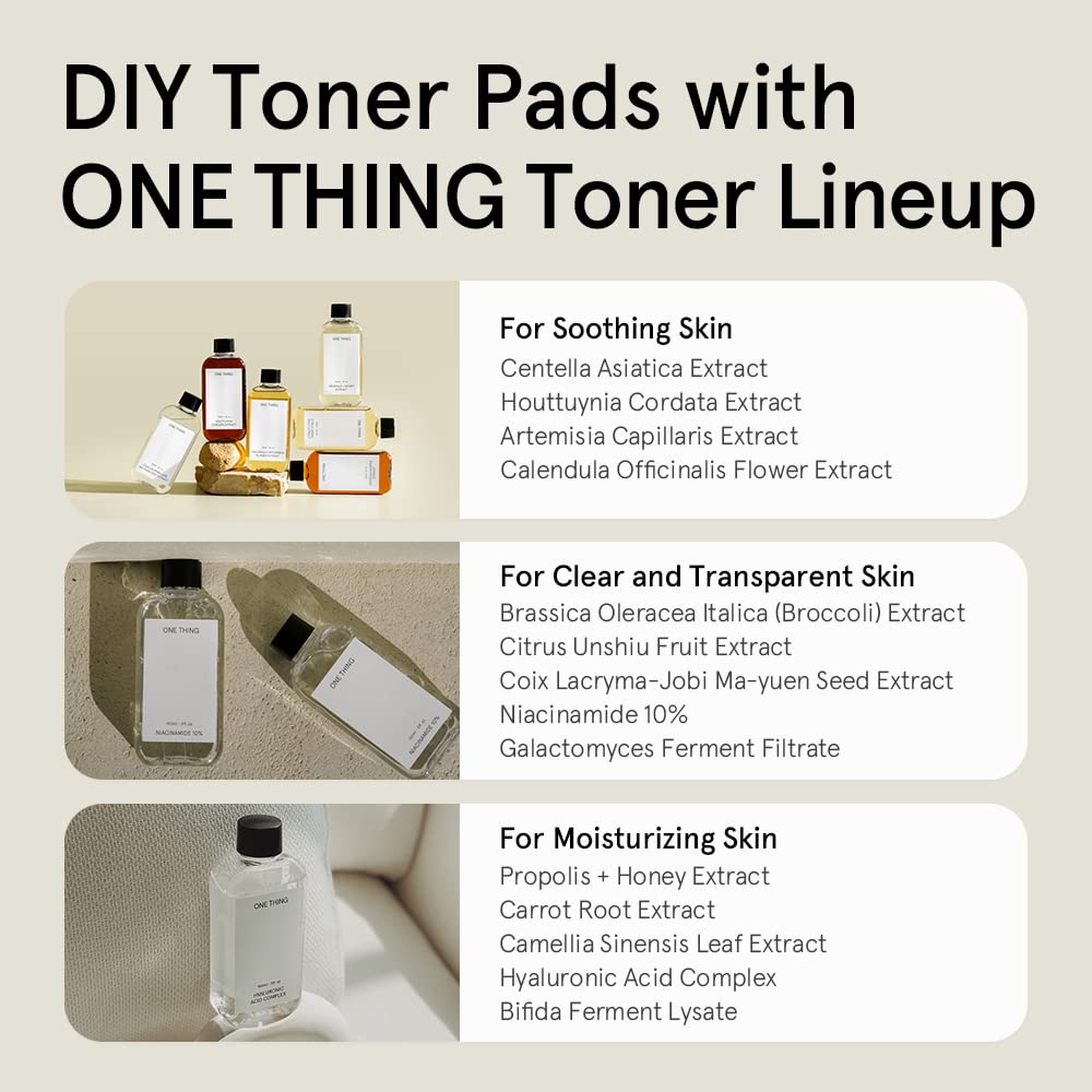 ONE THING refill 120 pads ready for endless DIY toner blends.