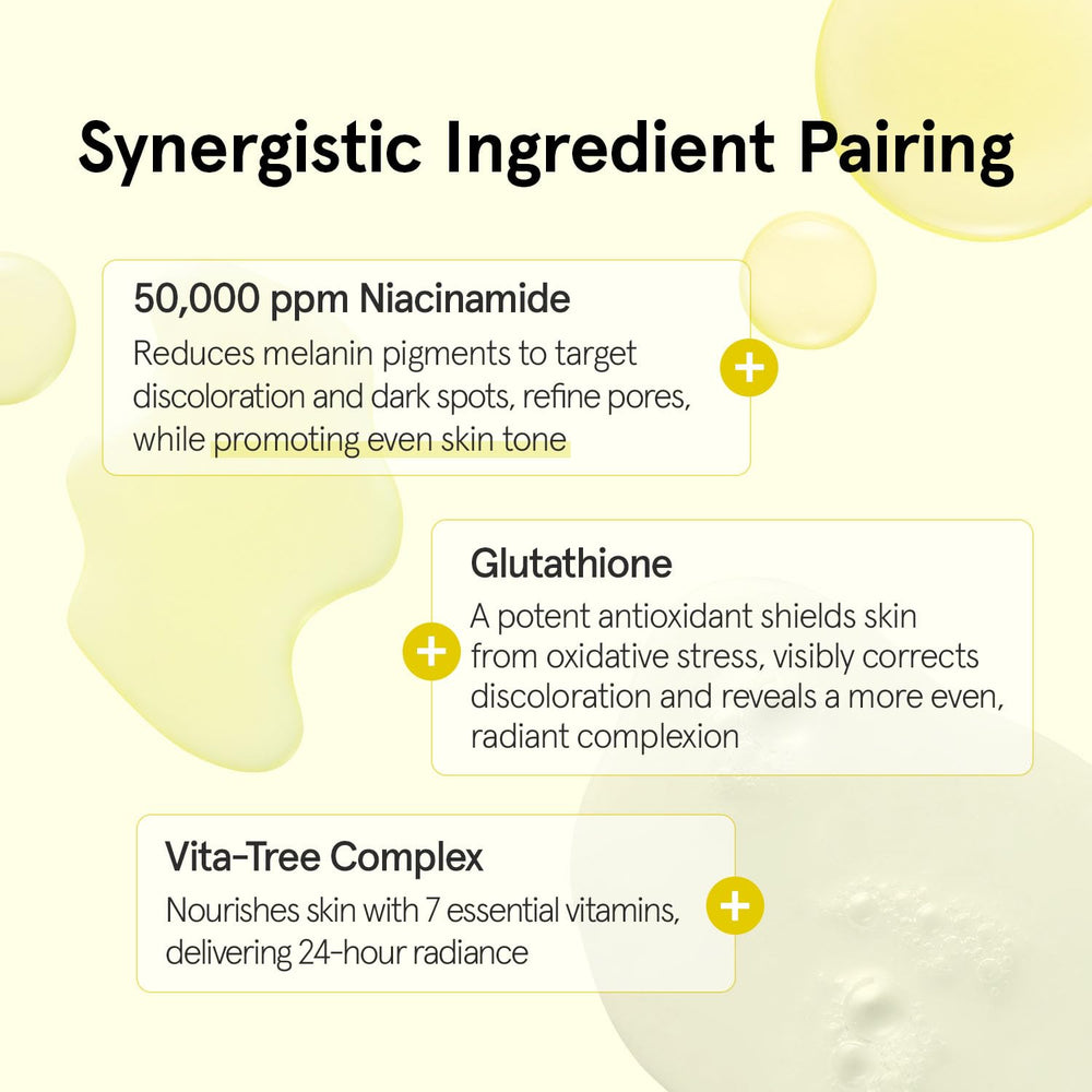 Applying One Thing Niacinamide Glutathione Serum to skin for quick absorption