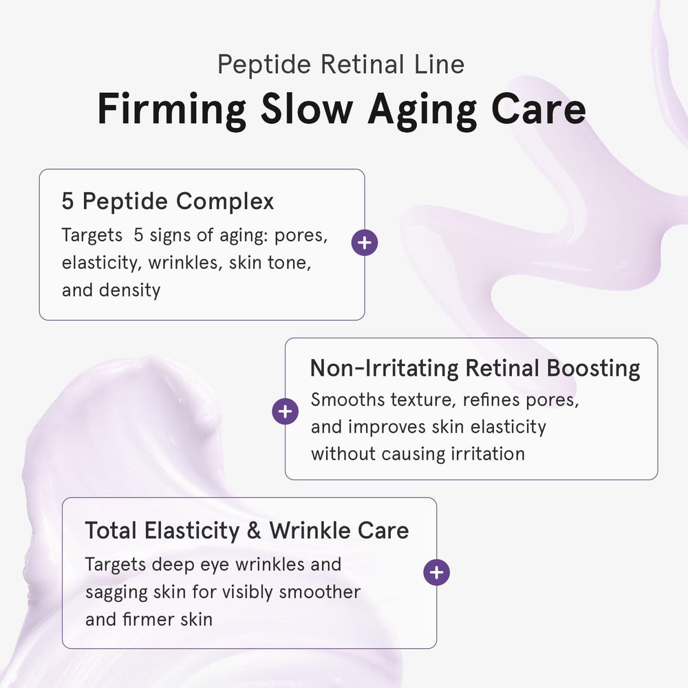 ONE THING Peptide Retinal Cream being dispensed for controlled application.