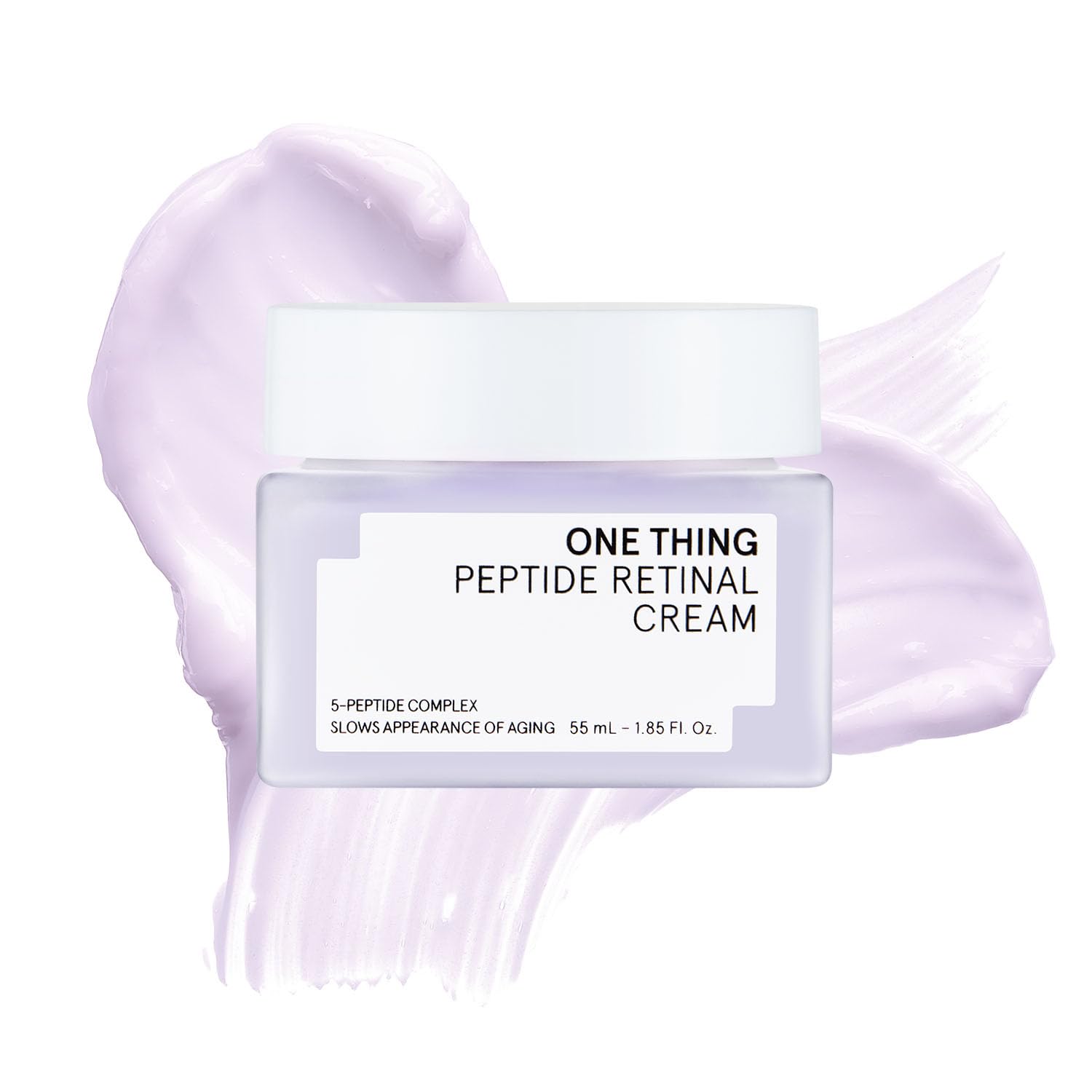 ONE THING Peptide Retinal Cream packaging for daily skincare routine.