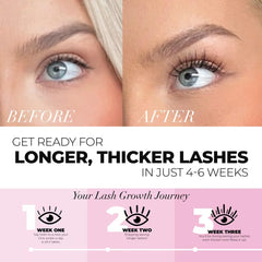 One V Salon serum being applied on lashes at home