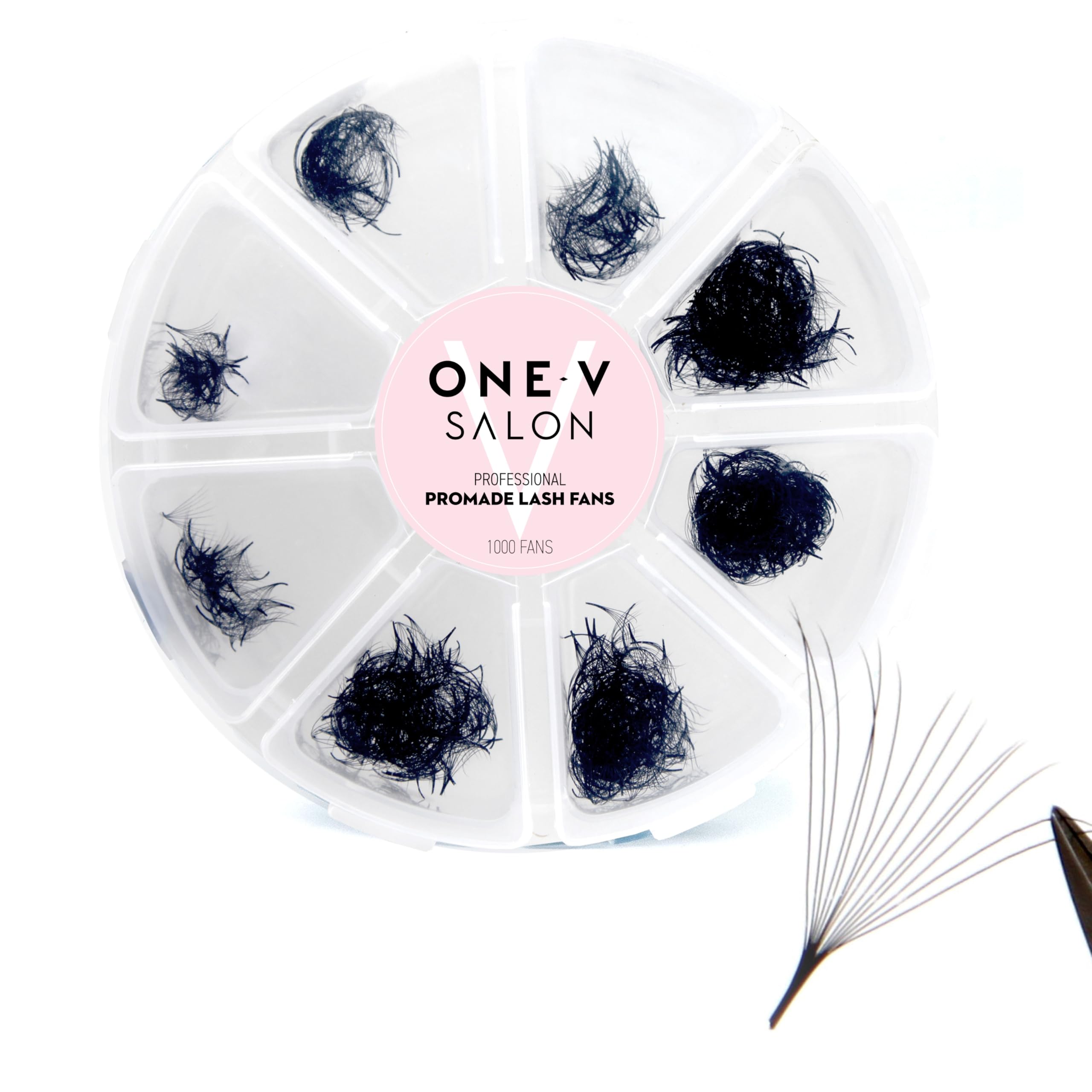 One V Salon Pro 14D promade lash fans deliver dramatic mega volume for bold lash sets.