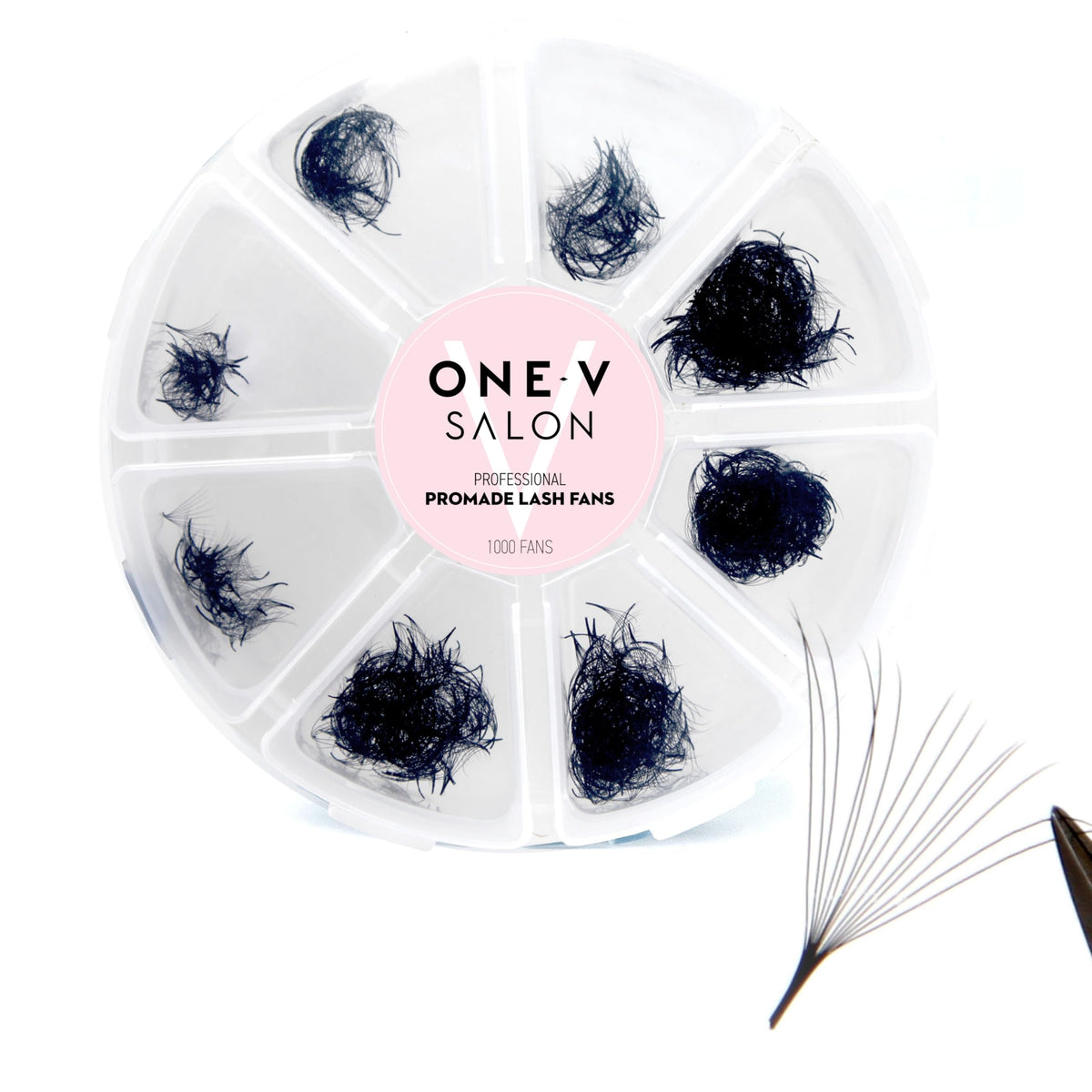 One V Salon Pro 14D promade lash fans deliver dramatic mega volume for bold lash sets.