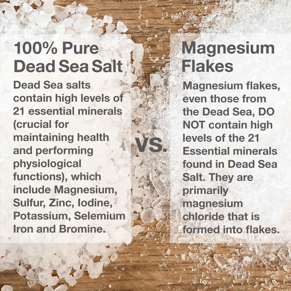 One With Nature Dead Sea Salt Lavender pack close up highlighting mineral content.