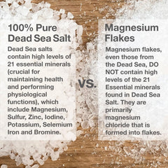 One With Nature Dead Sea Salt Lavender pack close up highlighting mineral content.