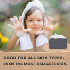 One With Nature Dead Sea salt detail highlighting minerals for gentle exfoliation.