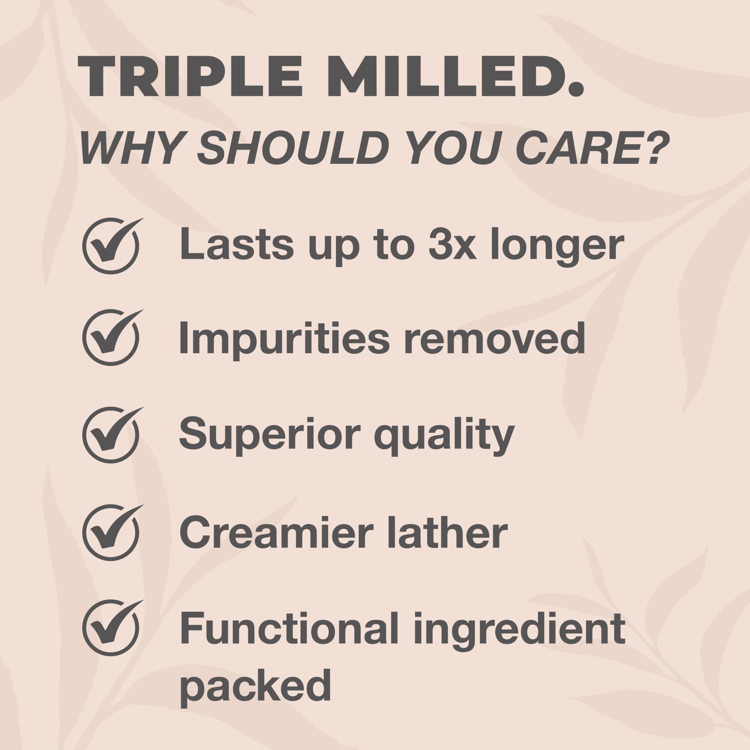 One With Nature Dead Sea Soap 3-pack usage shown for daily cleansing.