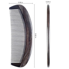 Onedor oval wide-tooth comb in use for smooth detangling and scalp comfort.