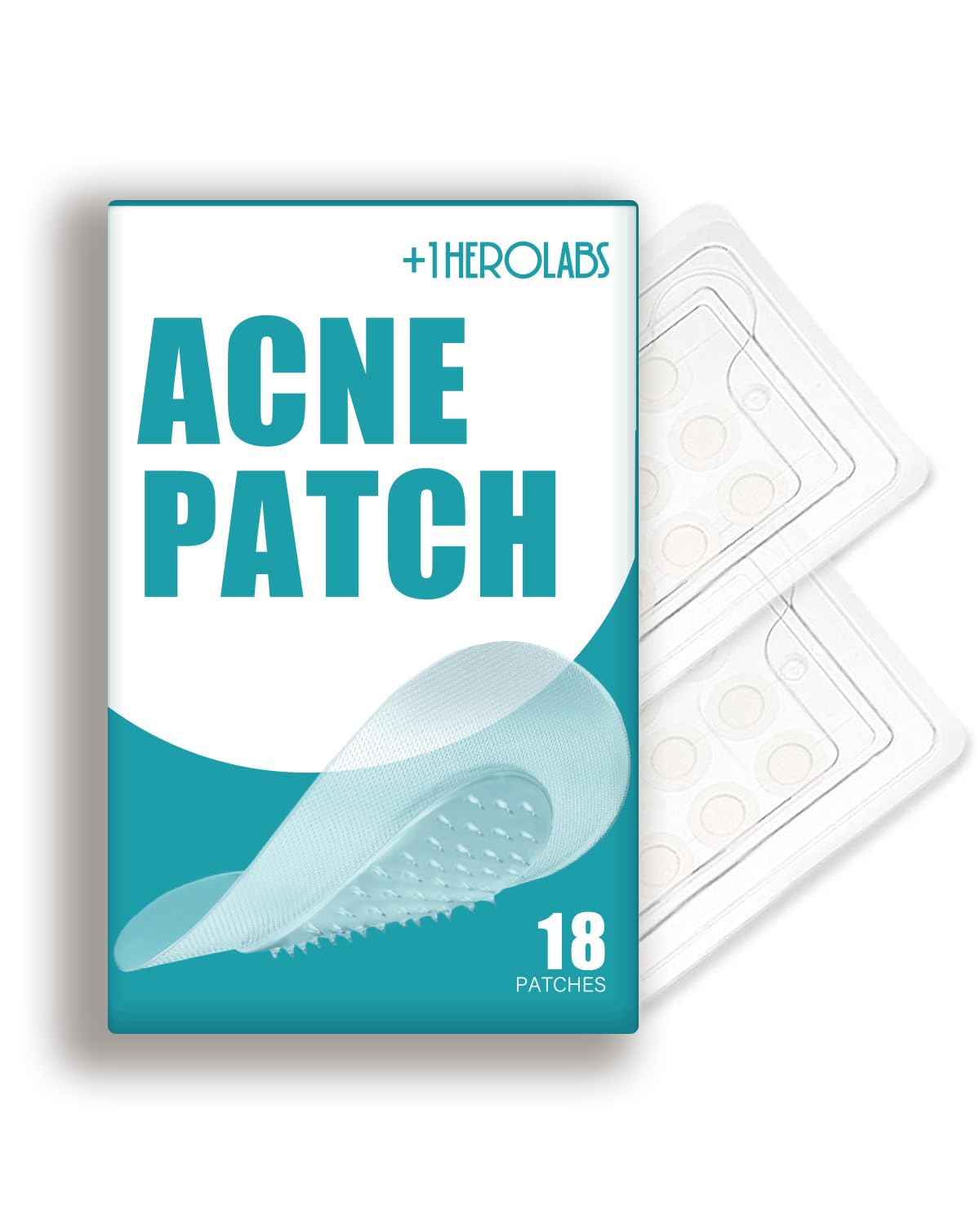 oneherolabs microdart patch pack front view for acne spot care
