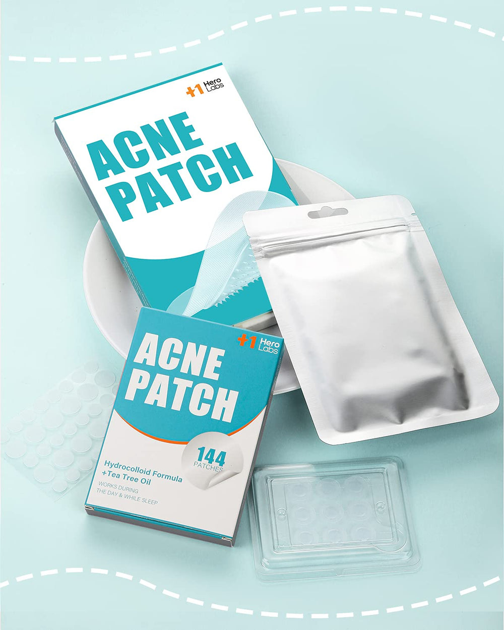 oneherolabs microdart patch six-hour treatment window for pimples