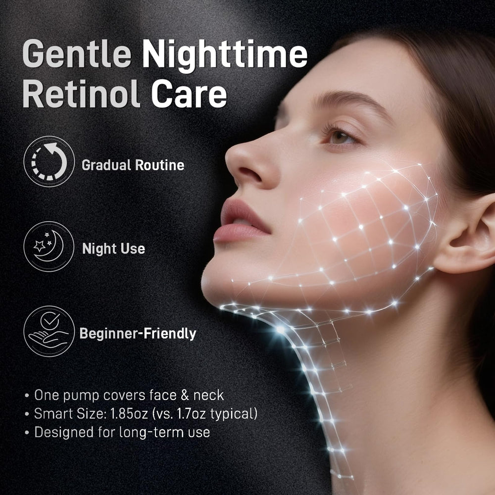 OneHerolabs retinol moisturizer with hyaluronic acid close-up for hydration.