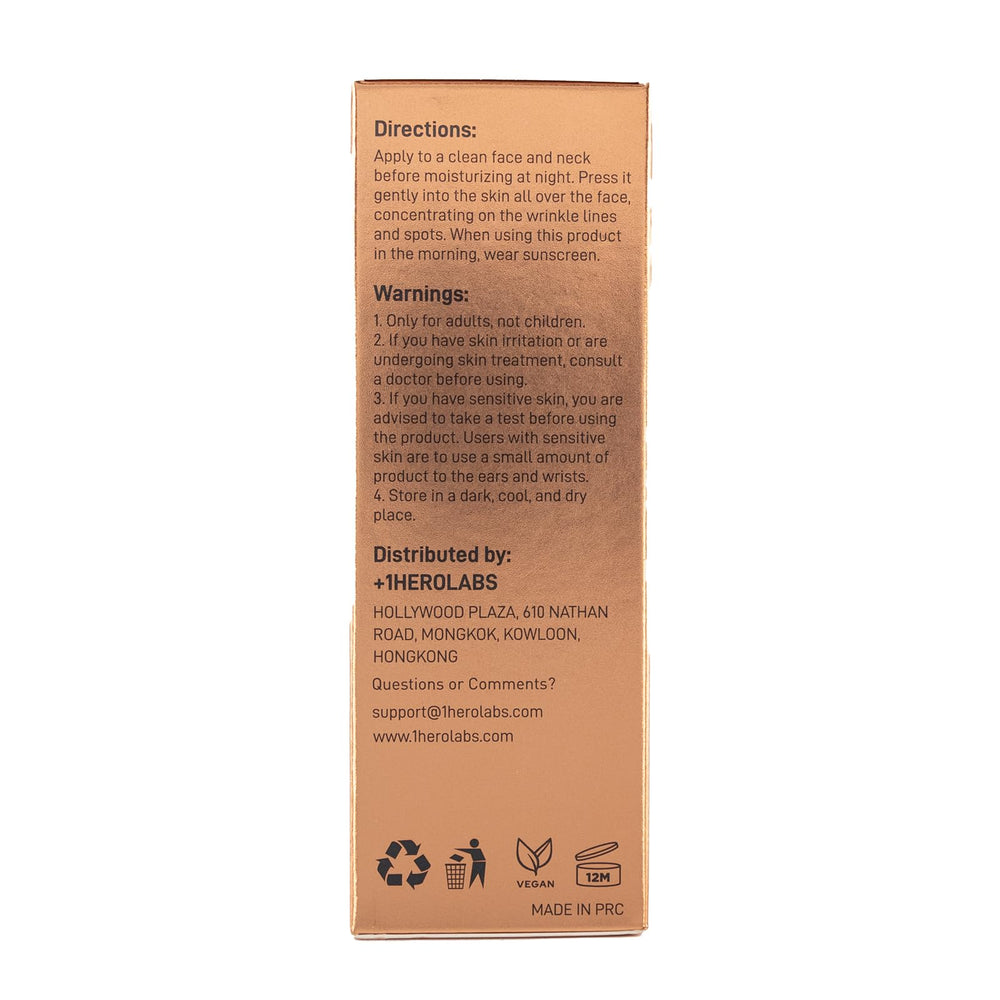 OneHEROLABS serum targets dark spots with gentle spot correction.