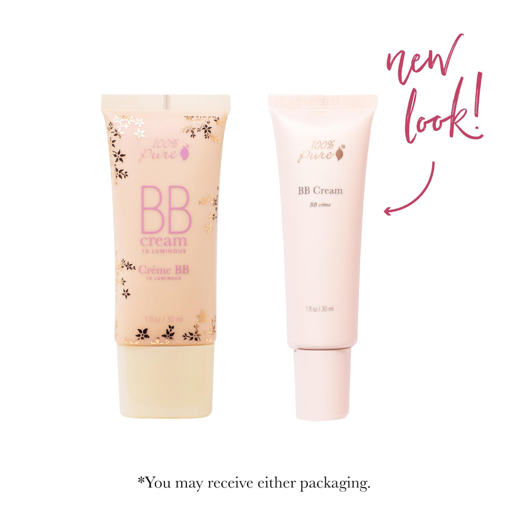 100% PURE bb cream shade 10 swatches on hand for even tone
