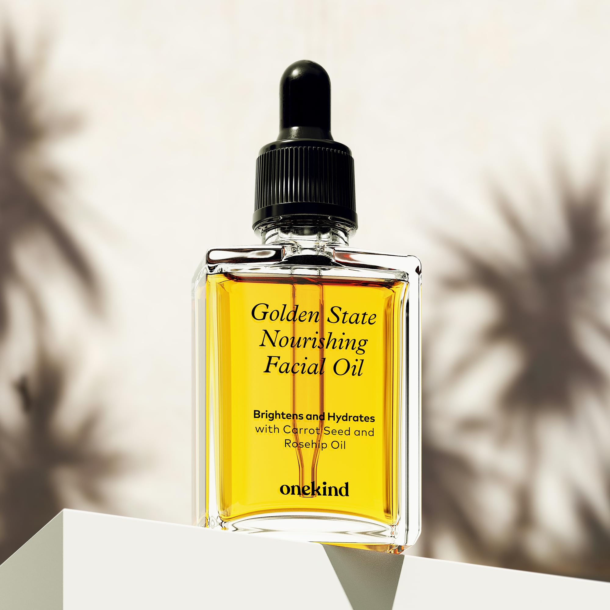 Onekind Golden State rosehip oil focus promoting bright, even-looking skin.