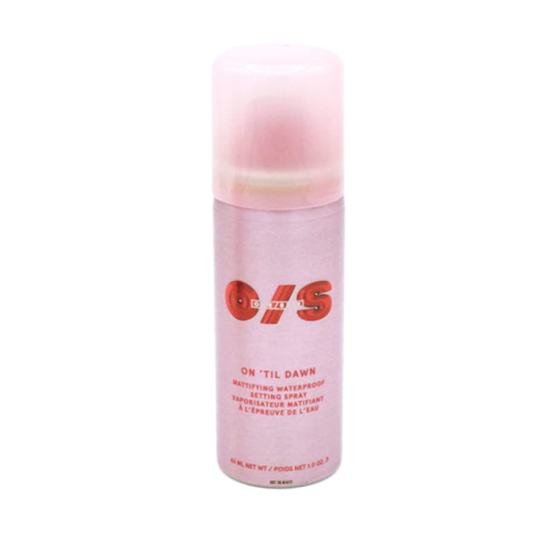 ONE/SIZE Patrick Starrr On 'Til Dawn matte mist bottle front view for all-day shine control