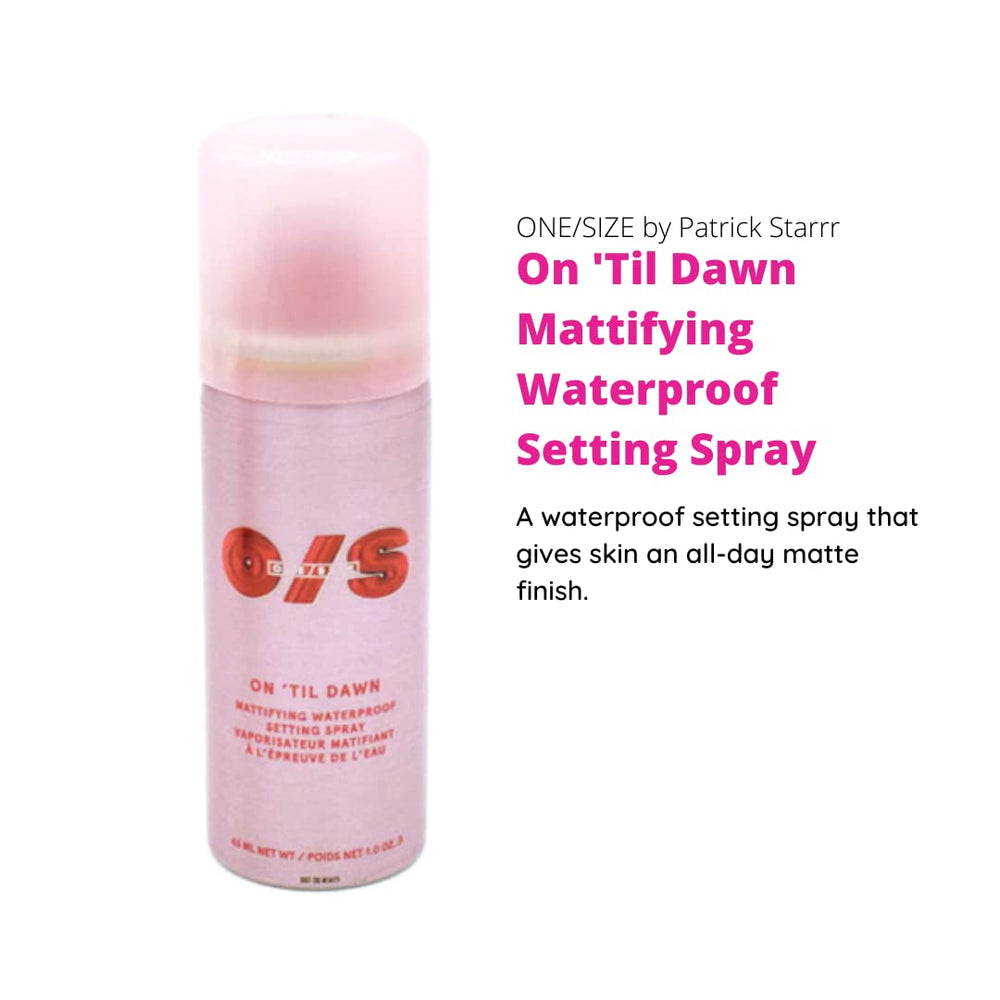 ONE/SIZE Patrick Starrr On 'Til Dawn spray dispersion demonstrates waterproof wear
