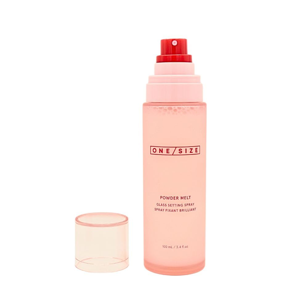 ONE/SIZE Patrick Starrr Powder Melt Glass Finish bottle mist for seamless, radiant makeup