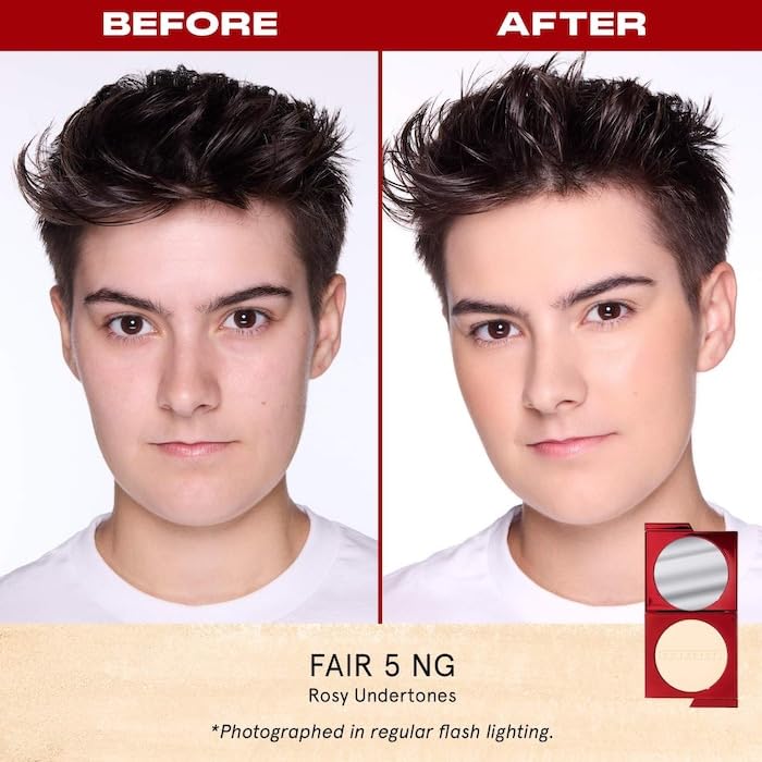 One Size Turn Up The Base triple-blended pigments ensure true-color coverage
