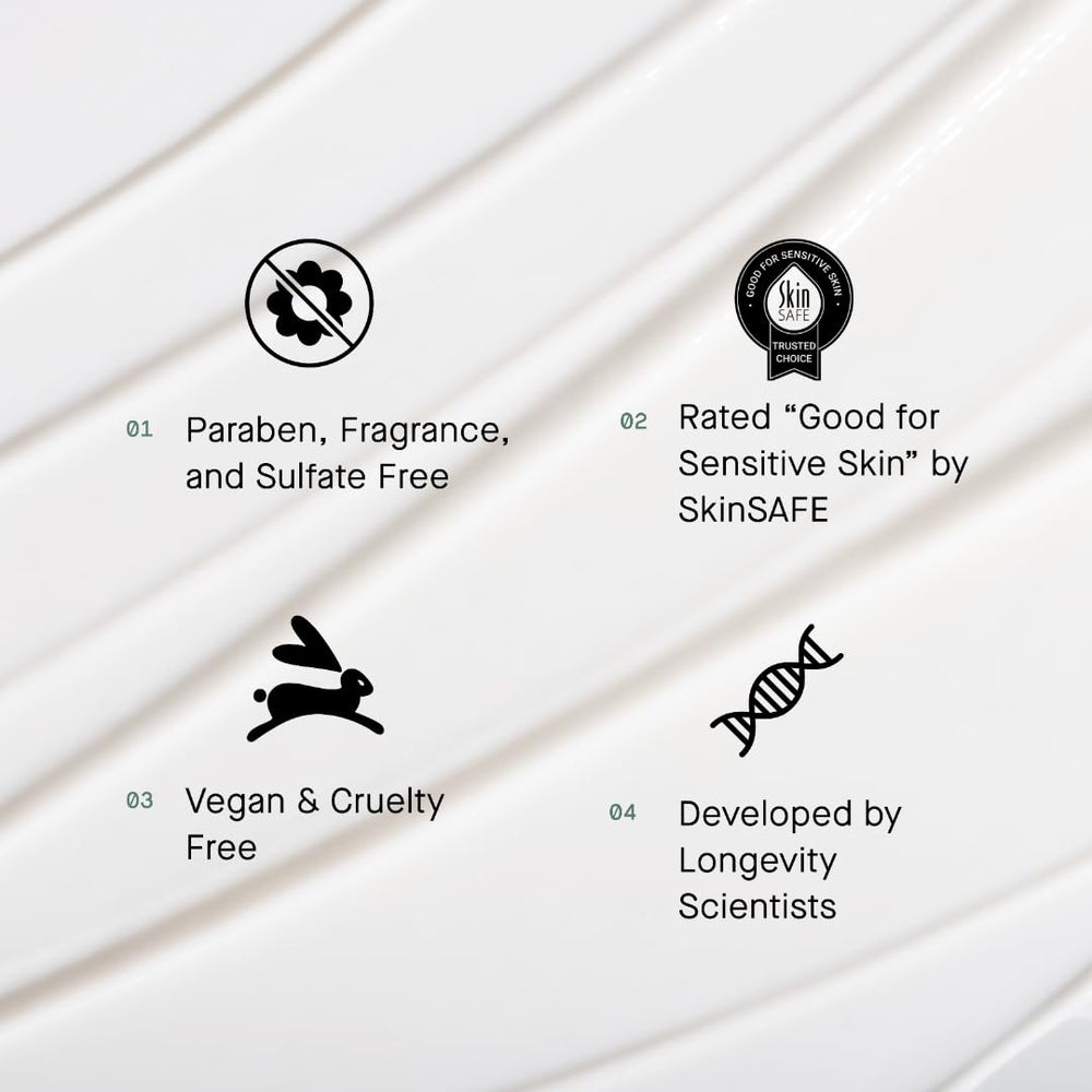 OneSkin OS-01 fragrance-free packaging reinforces clean beauty ethos
