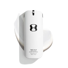 OneSkin FACE OS-01 bottle pump enables simple daily application for skin longevity