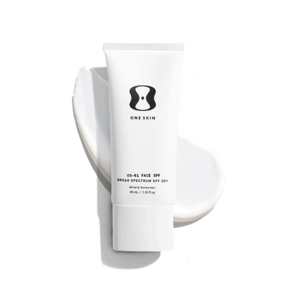 OneSkin OS-01 peptide bottle ready for daily mineral protection on skin.