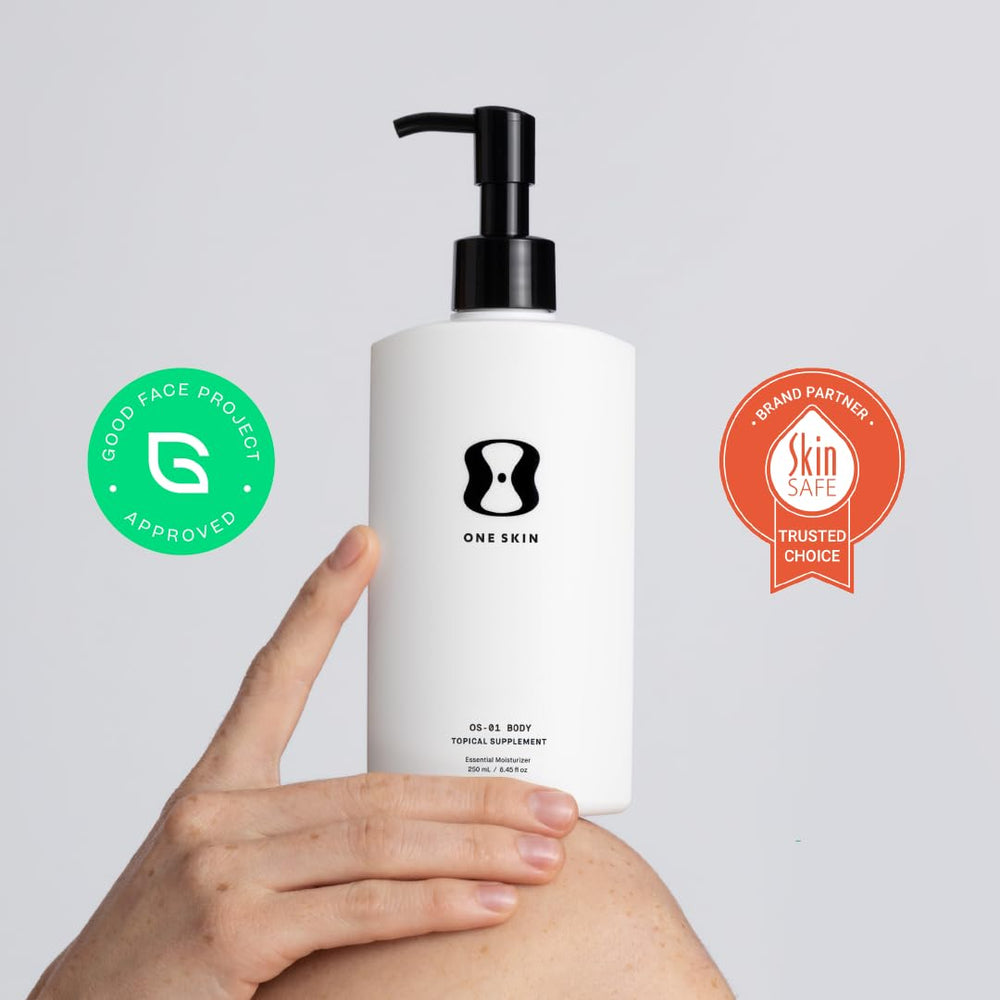 oneskin BODY OS-01 daily-use suggestion with a gentle massage.
