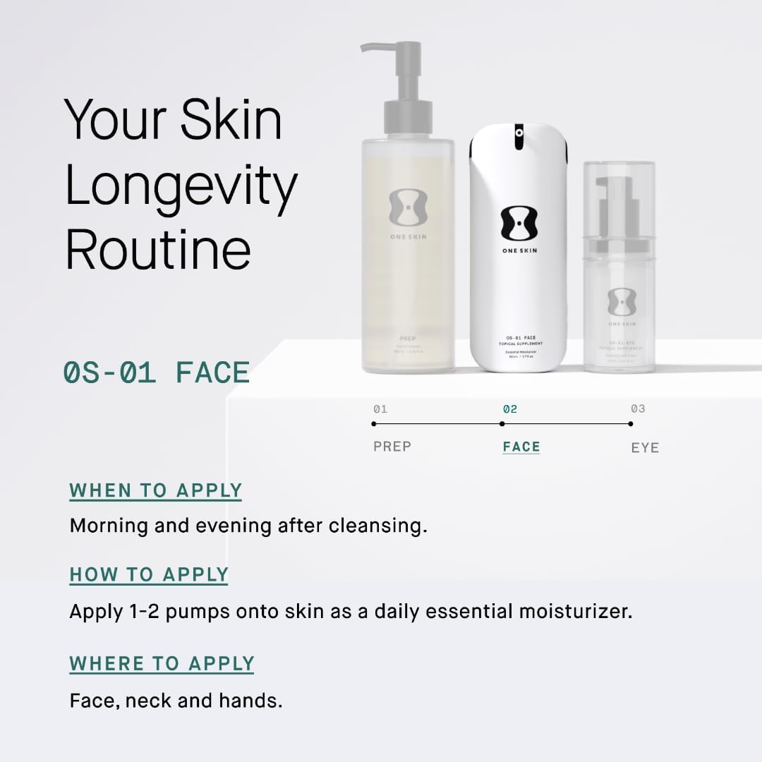 OneSkin OS-01 Face pore-minimizing texture for smoother skin