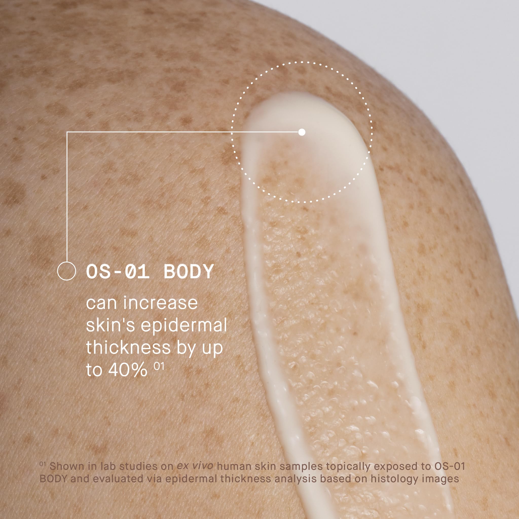 oneskin BODY OS-01 vegan cruelty-free badge on label.