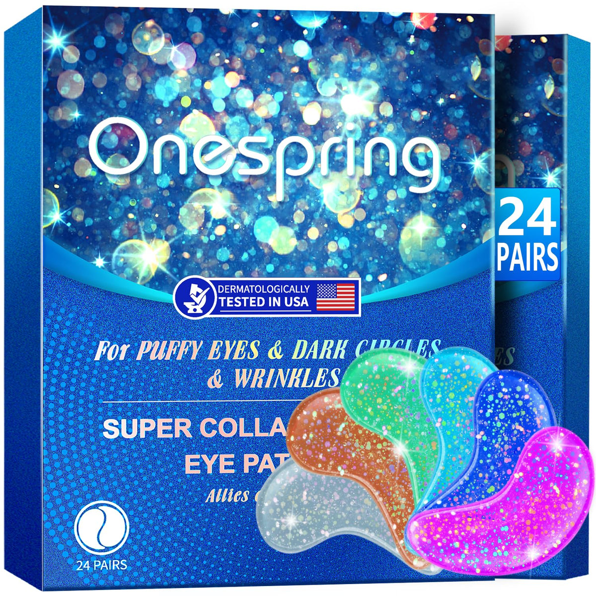 Onespring Eye Gel Pads packaging close-up for easy gifting and routine setup