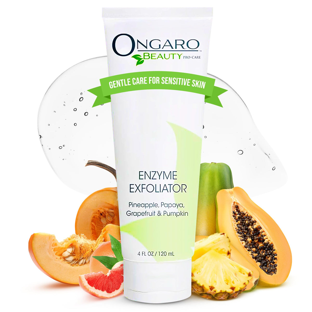 Ongaro Beauty Organic Face Scrub with pumpkin-enzymes for gentle exfoliation